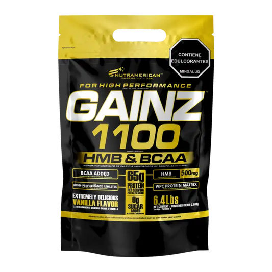 GAINZ 6.4LBS - PROTEÍNA DE SUERO DE LECHE HIPERCALORICA
